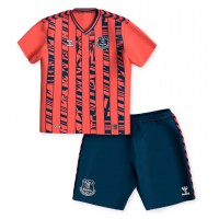 Camisa de time de futebol Everton Amadou Onana #8 Replicas 2º Equipamento Infantil 2023-24 Manga Curta (+ Calças curtas)